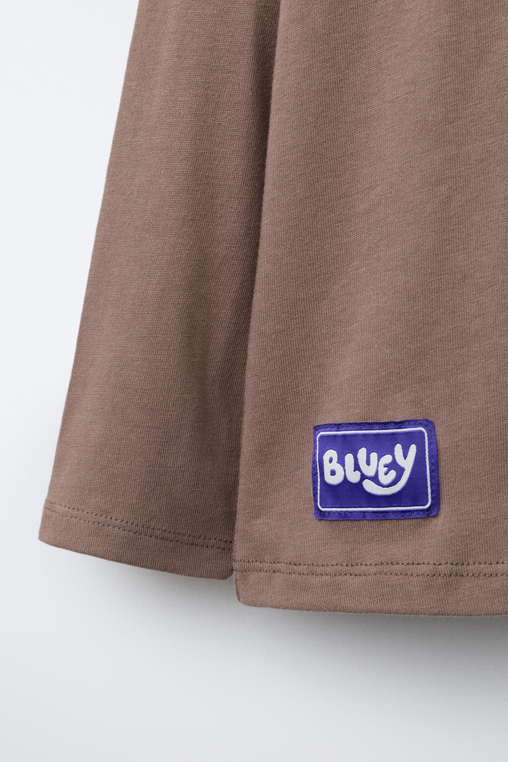 T-SHIRT IMPRIMÉ FLOQUÉ BLUEY © LUDO STUDIO